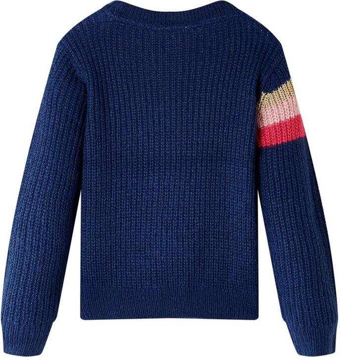 Image du produit VidaXL Pullover enfant tricoté Bleu marine 92,Composition : 67 % Acrylique (92)