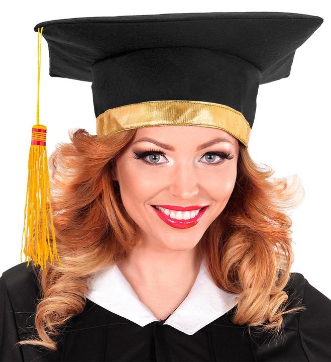 Immagine prodotto Widmann Cappello da laurea per laureati con tesi di dottorato Deluxe con oro