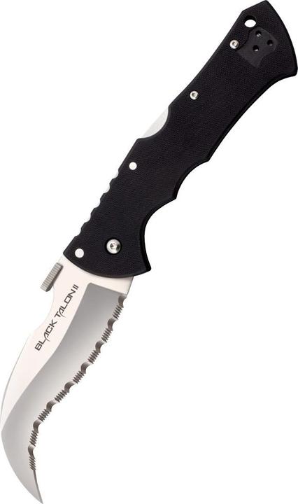 Cold Steel Black Talon II S35VN con bordo seghettato (10.20 cm)