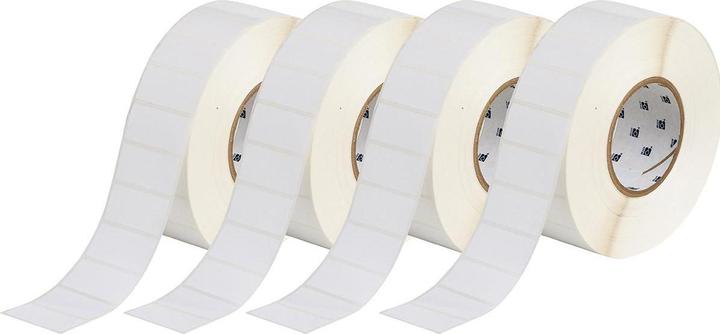 Actual product image Brady XTHT-17-8423-5, polyester, white, 50.80 x 25.40 mm, permanent (5000 E.)