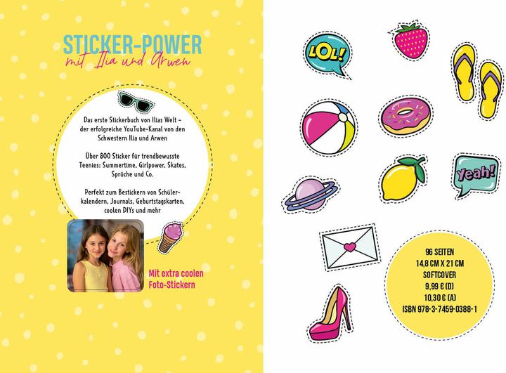 Produktbild Ilias Welt – Mein Stickerbuch: Über 500 Motiv- und Foto-Sticker für Fans von Ilia und Arwen (Deutsch, Ilias Welt, 2021)