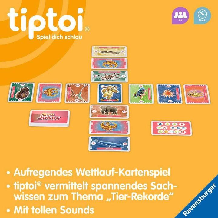 Immagine prodotto tiptoi Quiz record animali (Tedesco)