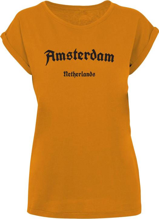 Produktbild Merchcode Ladies Amsterdam Extended Shoulder Tee - 113111 (L)