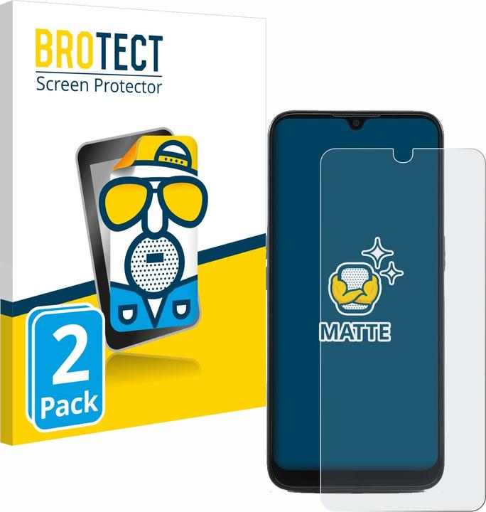 Actual product image BROTECT Anti-glare screen protector matt (2 Piece, Doro 8100)