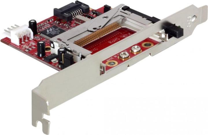 Produktbild Delock SATA Card Reader 3.5" zu Compact Flash Typ I / II und IBM Micro Drive (SATA)