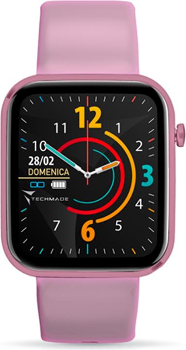 Actual product image Techmade Smart Watch Hava Pink TM-HAVA-PK