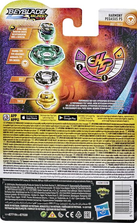 Produktbild Hasbro Beyblade Burst Rise Hypersphere Harmony Pegasus P5 Starter Pack