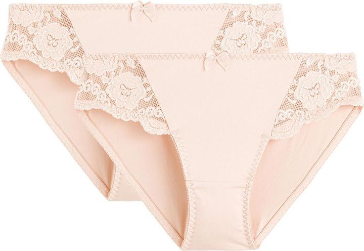 Image du produit La Redoute Collections Lot de 2 slips Anthea (44, 46, lot de 2)