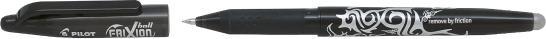 Actual product image Pilot Rollerball FRIXION, erasable (Black, 12 x)