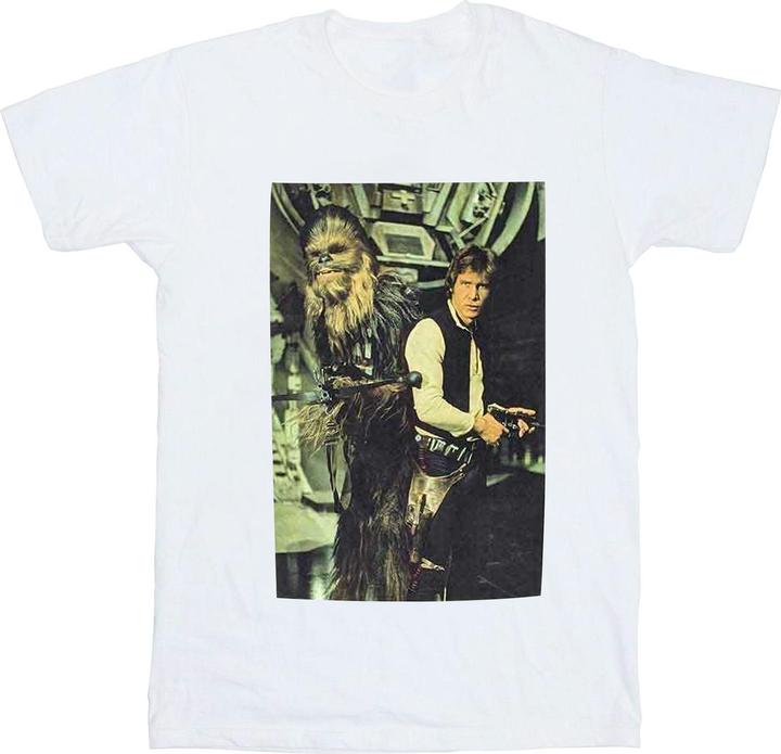 Actual product image Star Wars Unisex Adult Chewbacca Stare T-Shirt (S)