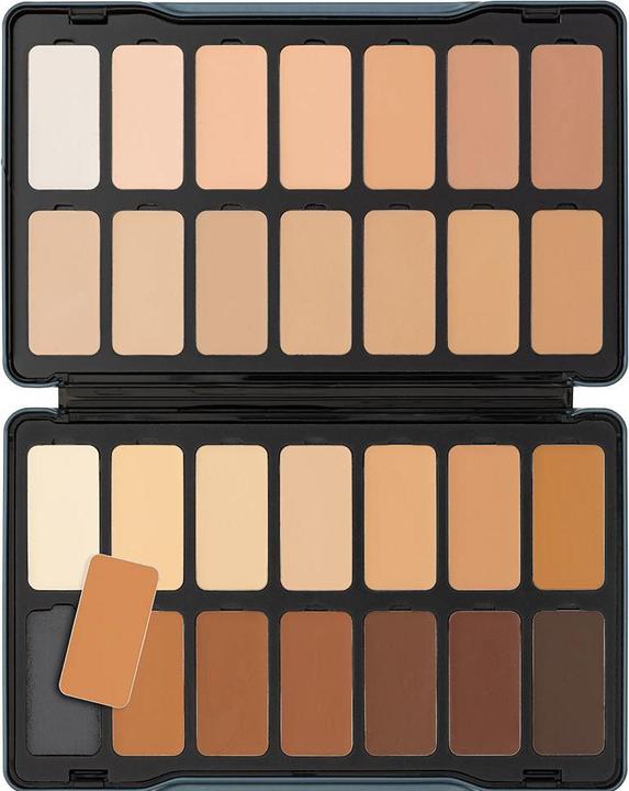 Kryolan Digital Complexion Cream Foundation Palette (28, 1 beige)