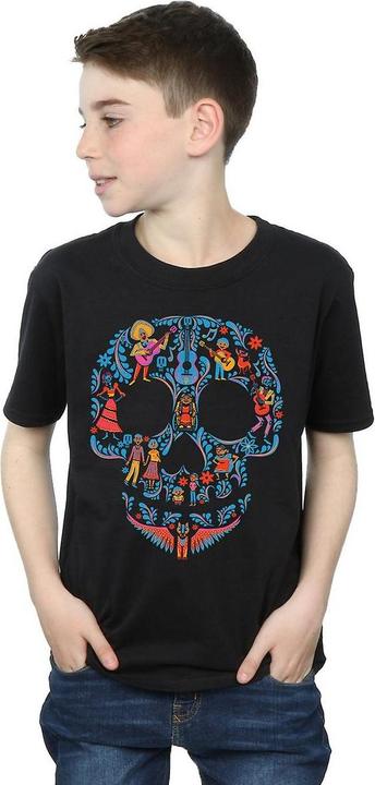 Actual product image La Maison du Coco Boys Skull Cotton T-Shirt (152, 158)