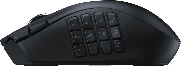 Produktbild Razer Naga V2 HyperSpeed für Spiele, 2,4 GHz, Bluetooth, Kabellos, Schwarz (Kabellos)