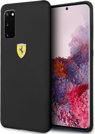 Immagine prodotto Ferrari On Track Liquid Silicone Case Shield per G980F Samsung Galaxy S20 - nero (Samsung Galaxy S20)