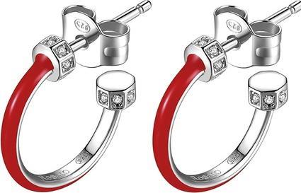 Produktbild Rosato Silver round earrings with zircons Storie RZO004 (L)