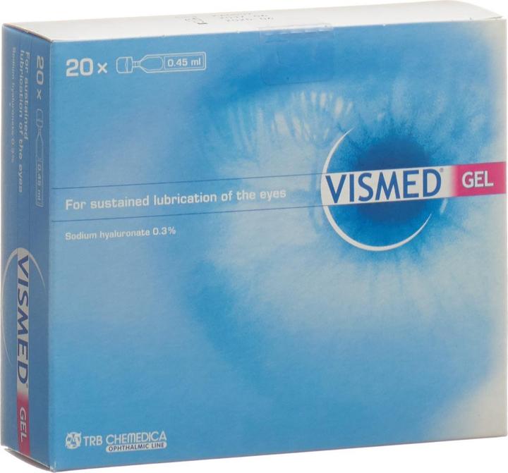 Vismed GEL Augentropfen (0.45 ml, VISMED Gel Hydrogel 0.3% Hyaluronsäure 20 Monodos 0.45 ml)