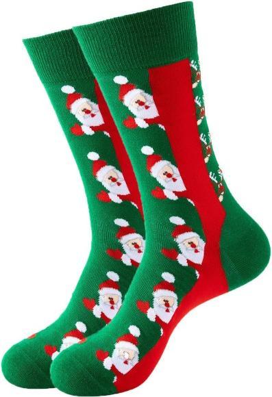 Image du produit Snazzy Santa Chaussettes de Noël Père Noël vert 41-47 (41 - 47)