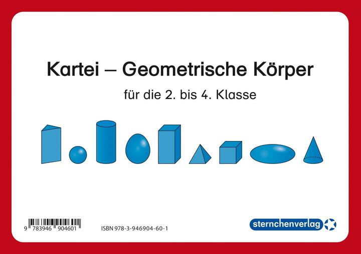 Produktbild Langhans:Kartei - Geometrische Körper f (A6)