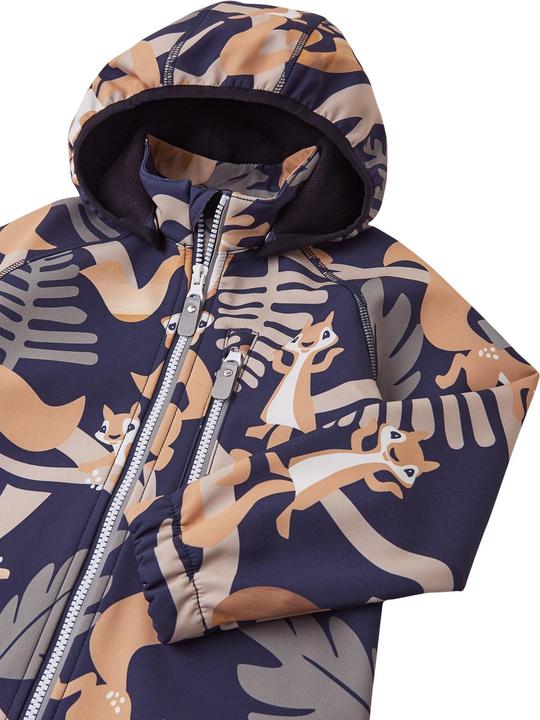 Produktbild Reima Kinder Softshell Jacke Vantti Navy print (80)