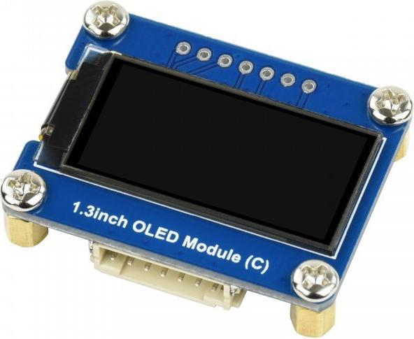Produktbild WaveShare OLED Display 64x128 1.3inch weiss I2C SPI