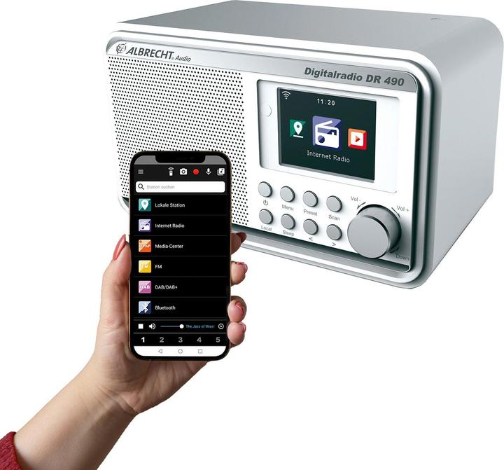 Produktbild Albrecht DR 490 (Internetradio, DAB+, WLAN)