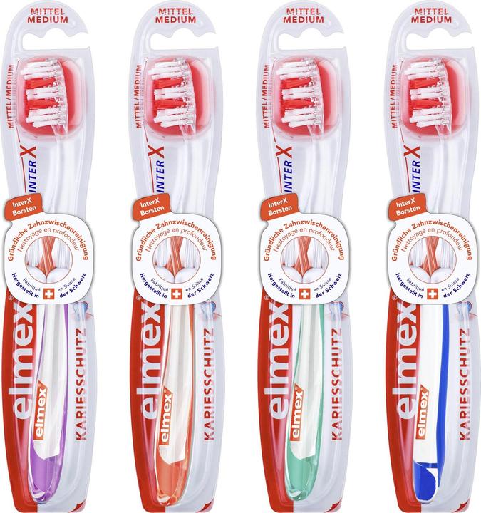 Immagine prodotto Elmex InterX Spazzolino Medio (Medio, 1 x)