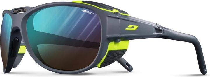 Image du produit Julbo Lunettes de glacier Explorer 2.0 Spectron 4 pour hommes (Anthracite, Noir mat, Marron)