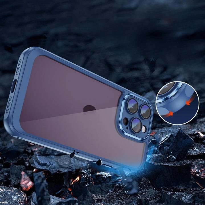 Produktbild Cover-Discount iPhone 15 Pro - Hülle mit Kameraschutz blau (Apple iPhone 15 Pro)