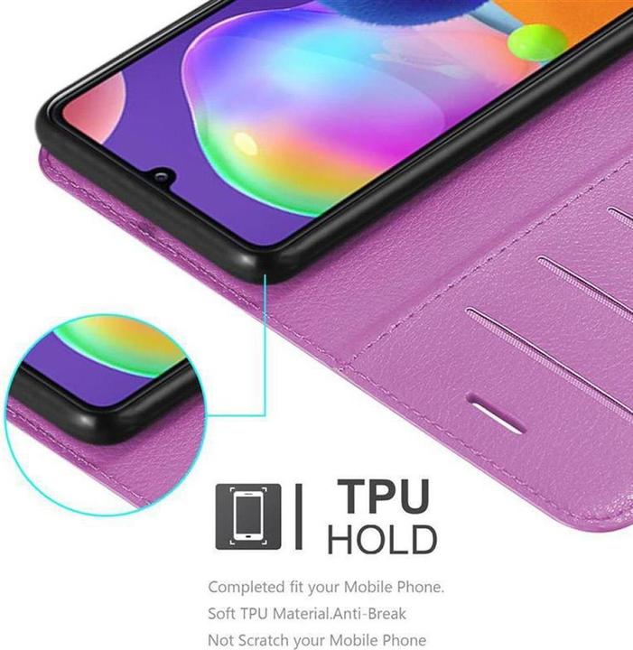 Actual product image Cadorabo Book with stand function cover (Samsung Galaxy A31)