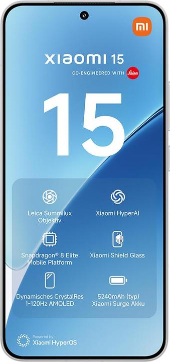 Image du produit Xiaomi 15 + Robot Vacuum S20 Launch Bundle (512 Go, Blanc, 6.36", Double SIM, 50 Mpx, 5G)