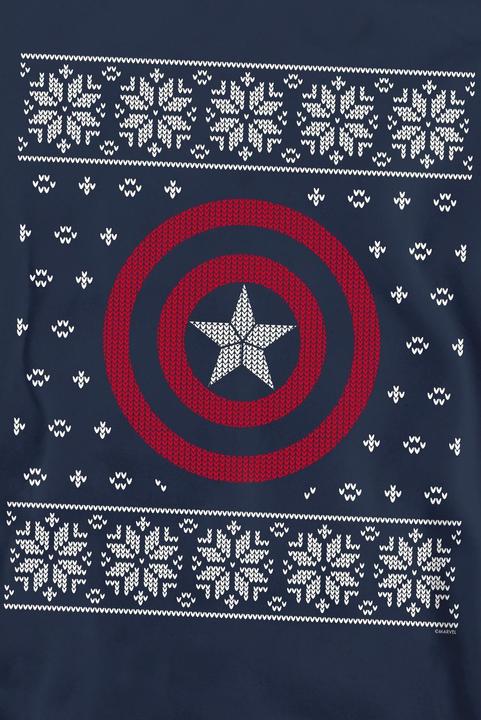 Actual product image Captain America Unisex Adult Shield Sweatshirt (XL)