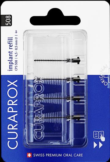 Immagine prodotto Curaprox CPS 508 Ricarica impianto 4x nero (4 x, 4 mm)