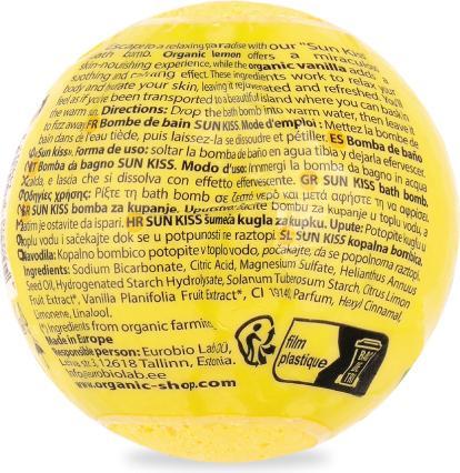 Image du produit Natura Siberica Sun Kiss Bath Bomb Organic Lemon 85g