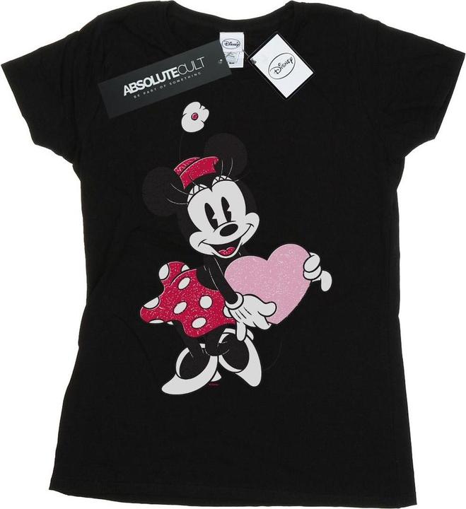 Immagine prodotto Disney Minnie Mouse Love Heart Maglietta Donna (XXL)