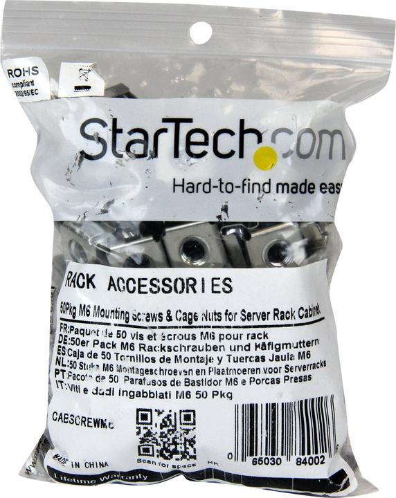 Immagine prodotto StarTech Dadi e viti a gabbia M6