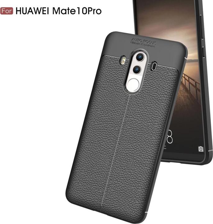 Actual product image Screenguard Huawei Mate 10 Pro Sleeve Leather Design TPU Cover (Mate 10 Pro)