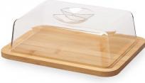 Image du produit Kinvara plat à fromage rectangulaire en bambou avec couver