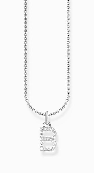 Immagine prodotto Thomas Sabo Catena con ciondolo a forma di lettera B - argento (Argento 925, 38 - 45 cm)