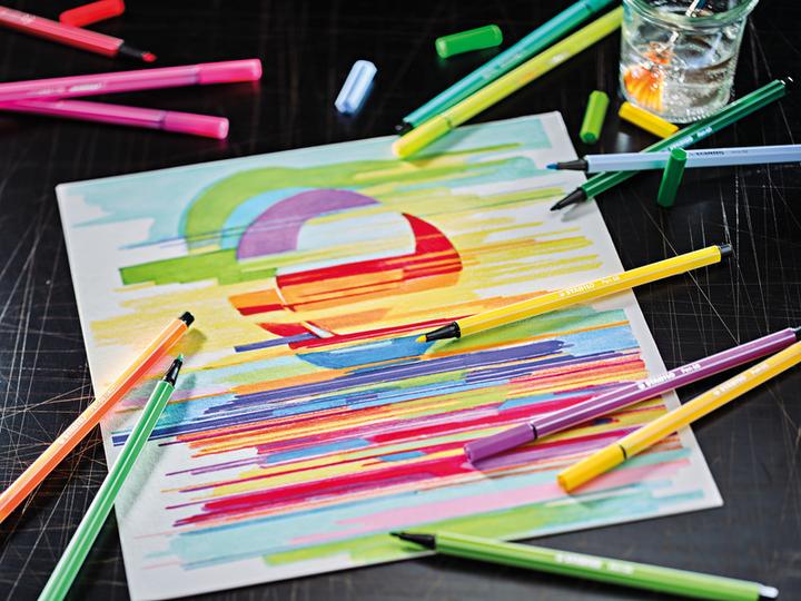 Actual product image STABILO Pen 68 (Neon, 25 x)