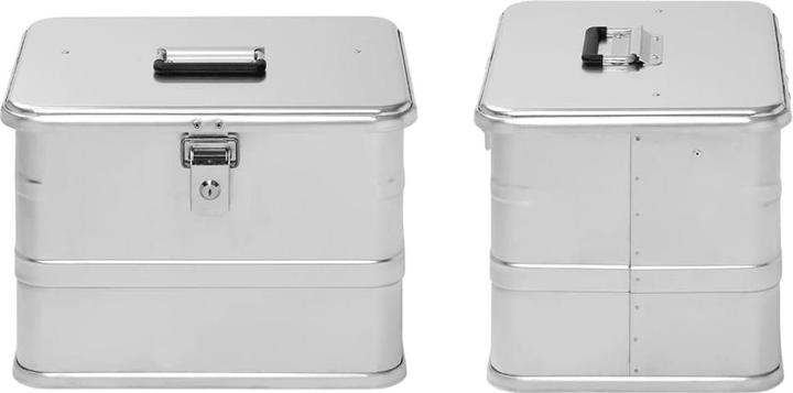 Produktbild ProPlus Aluminium Motorradkoffer mit Deckel und Zylindrischer Schloss Top Case 35L (35 l)