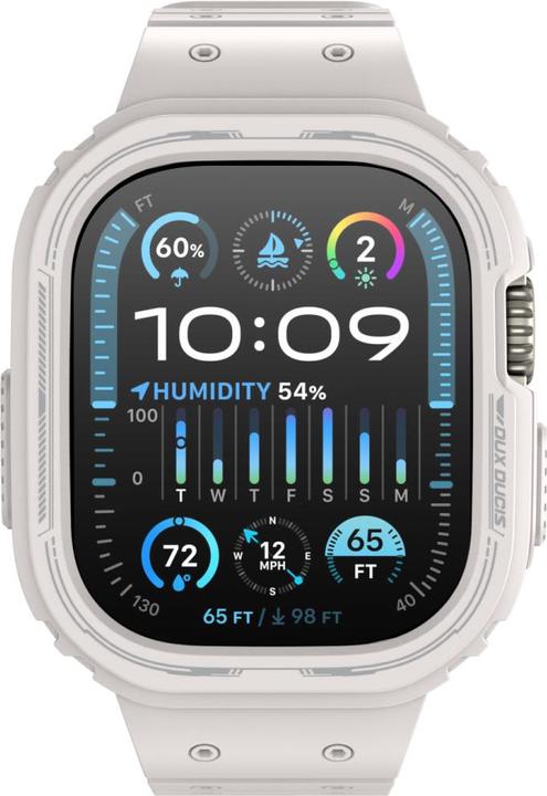Immagine prodotto Dux Ducis Cinturino OA per Apple Watch 38mm/40mm/41mm - Bianco (38 mm, 40 mm, 41 mm, Silicone, Apple Watch Series 2, Apple Watch Series 1, Apple Watch Series 3, Apple Watch Serie 4, Apple Watch Serie 5, Apple Watch Serie 6, Apple Watch Series 7, Apple Watch Series 8, Apple Watch Series 9, Apple Watch SE)