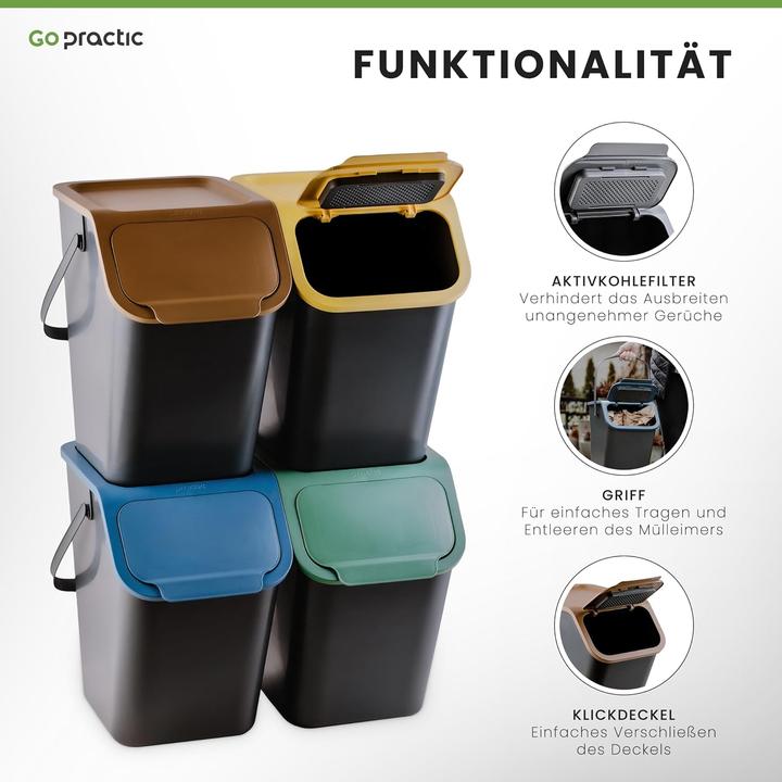 Actual product image Go Practic Waste bin system (25 l)
