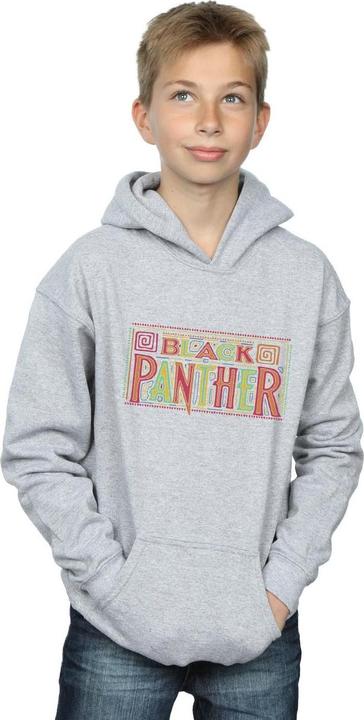 Image du produit - Sweat à capuche BLACK PANTHER TRIBAL LOGO - Garçon (152, 158)