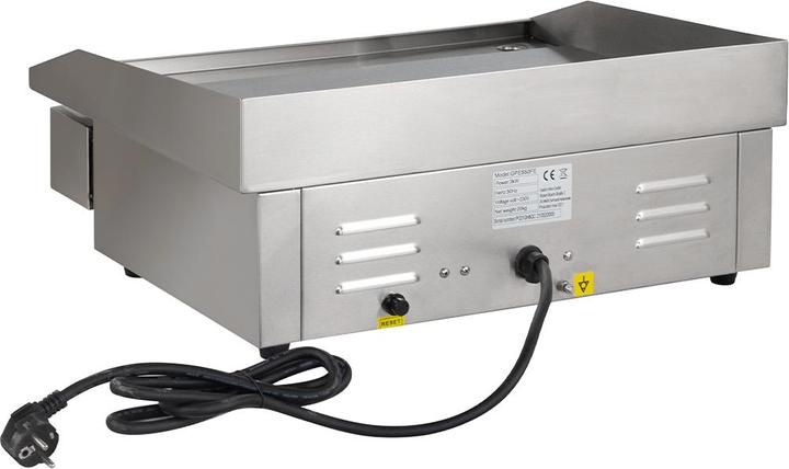 Image du produit Gastro Hero Plaque grillade électrique BASIC lisse - appareil de table (3 kW)