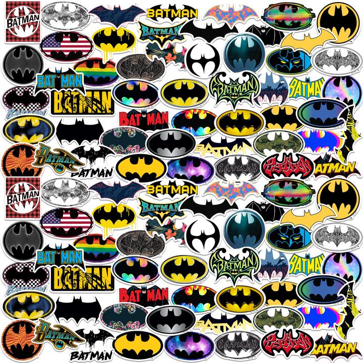 Immagine prodotto Batman Deluxe Logo Adesivi Misura Confezione 100