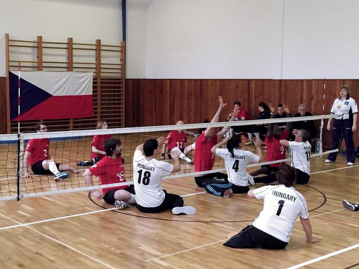 Produktbild Spordas Sitzvolleyball Netzanlage