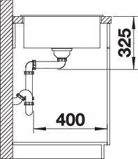 Actual product image Blanco ZIA XL 6 S Compact (Fitted sink, 78 cm, 50 cm)