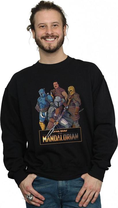 Image du produit Star Wars - Sweat THE MANDALORIAN CHARACTER COLLAGE - Homme (XXL)