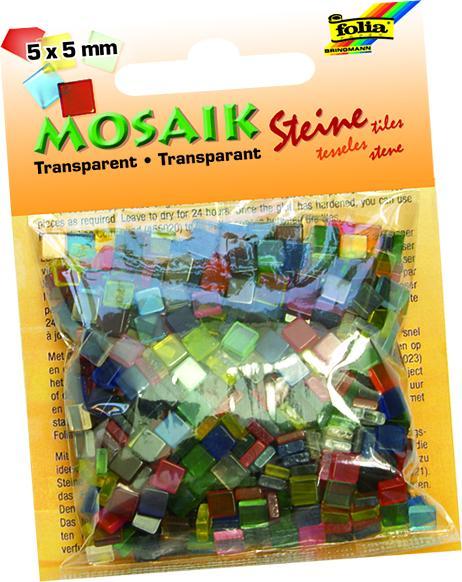 Immagine prodotto Folia Pietre mosaico TRASPARENTI, 45g, 5x5mm
