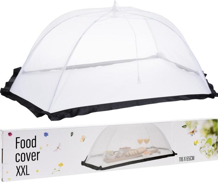 Produktbild Mojawo XXL Insektenschutz 116x65cm Fliegenhaube Kuchenabdeckung in Weiss